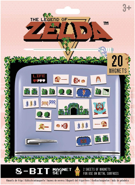Zelda - Magnet Set mit 20 Magneten