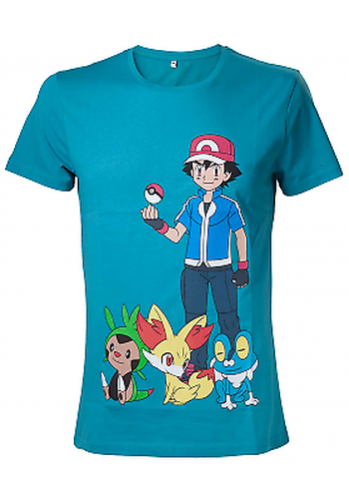 Pokemon - Green With Print - T-Shirt