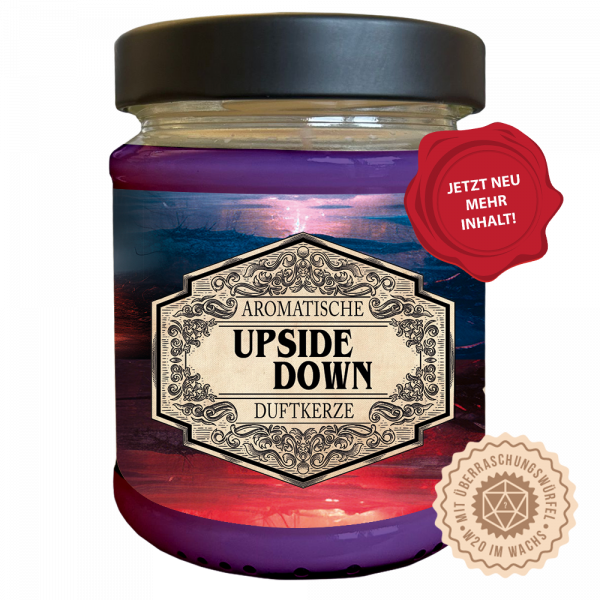 Duftkerze Upside Down mit Überraschungswürfel - Fantasy Scents
