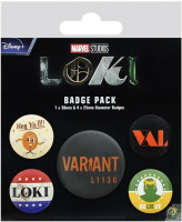 Loki - 5er Button Set