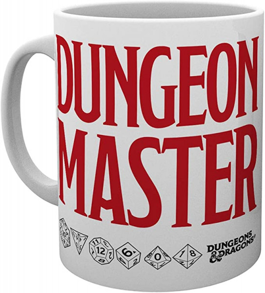 Diese hochwertige Tasse ist das perfekte Geschenk für deinen Dungeon Master wenn er das nächste mal einläd. Top-Produkte für Geeks und Nerds online kaufen.
