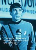 Star Trek - Spock - Postkarte