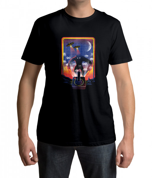 lootchest T-Shirt - Retro Invaders