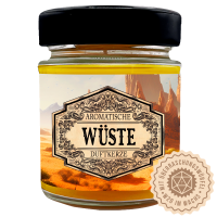 Duftkerze Wüste mit Überraschungswürfel
