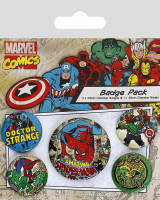 Marvel - Helden 5er Button-Set