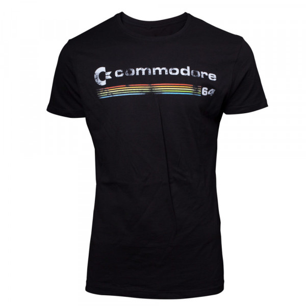 Hochwertiges T-Shirt mit Aufdruck des kultigen Heimcomputers C64 der 80er. Top-Produtke für Geeks und Nerds online kaufen.