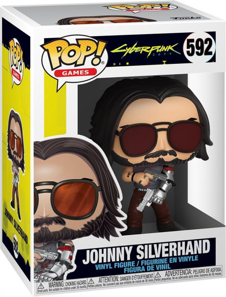 Natürlich gibt es von den beliebten Funko PoP! Figuren auch eine von Johnny Silverhand, kaufe sie jetzt im Lootchest Store.