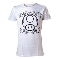Nintendo T-Shirt -Mushroom Kingdom (weiß)