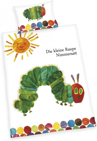 Die kleine Raupe Nimmersatt - Bettwäsche Set - Klein