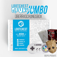 Weniger ist mehr? Nicht bei unserer JUMBO Überraschungsbox für Gamer, Geeks und Nerds. In dieser Box haben wir für dich besonders viel Loot aus diversen...