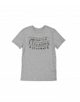 Stranger Things - Lichterkette T-Shirt (grau) Größe L