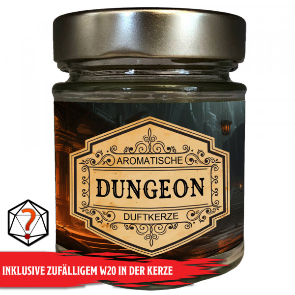 Duftkerze Dungeon mit Überraschungswürfel