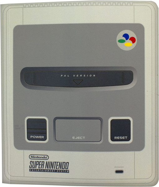 Super Nintendo - Notizbuch