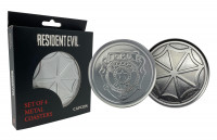 Resident Evil - Untersetzer 4er-Pack Police & Logo