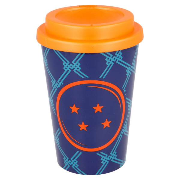 Dragon Ball - Coffee-To-Go-Becher (blau/orange)