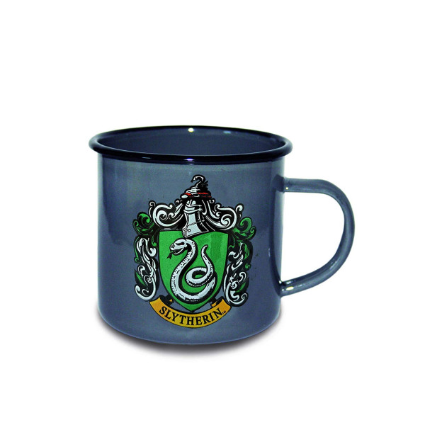 Harry Potter - Emaille Tasse - Slytherin Logo