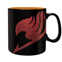 Fairy Tail - Natsu & Lucy mit Emblem - Tasse