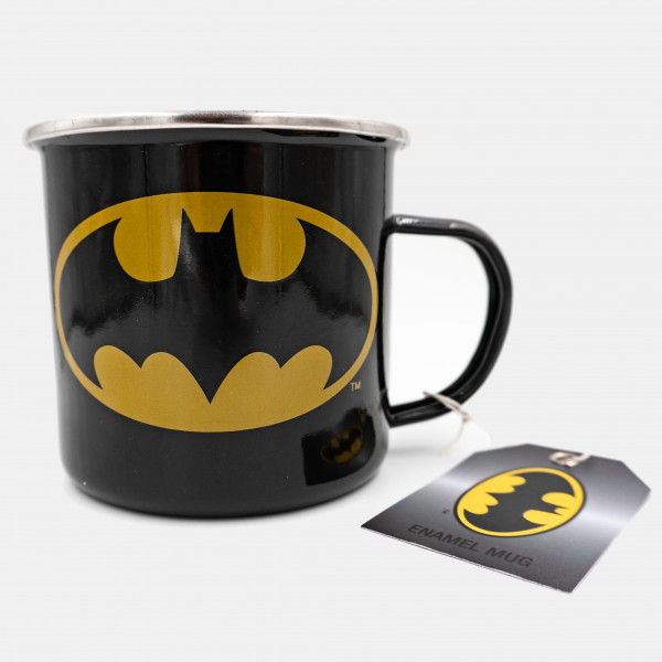 DC Comics - Emaille Tasse - Batman Logo