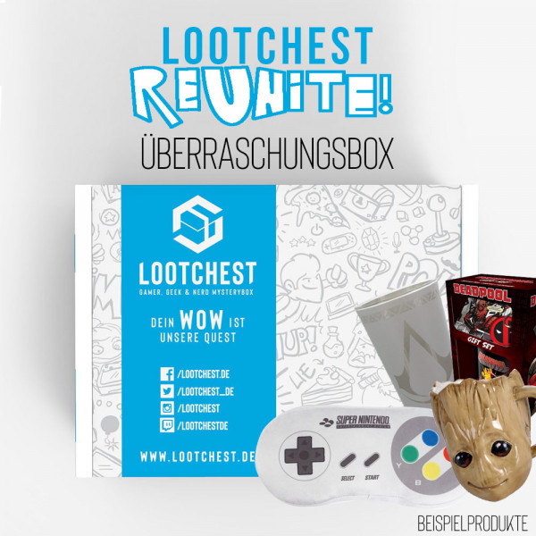 Lootchest ist deine Top-Adresse für Gamer, Geeks und Nerds, die sich Monat für Monat über eine Überraschungsbox freuen.