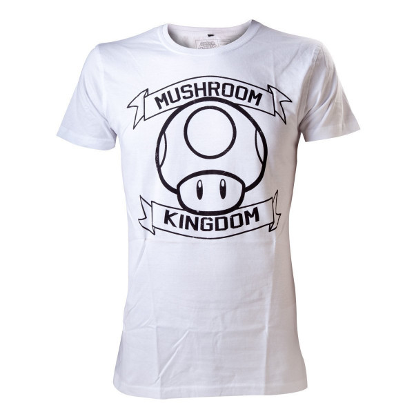 Nintendo T-Shirt -Mushroom Kingdom (weiß)